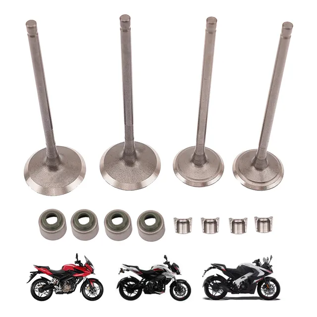 Válvulas Y Sellos Para Bajaj Pulsar Ns200 As200 Rs200