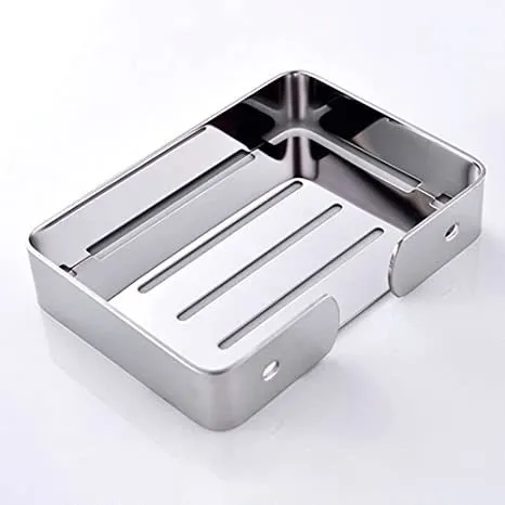 Jabonera Acero Inox 13.6x2.5x9.7cm