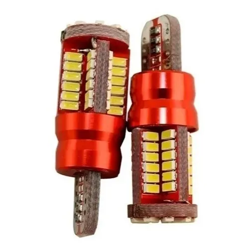 2 Lampara Led Posición T10 57 Smd Canbus Alto Brillo