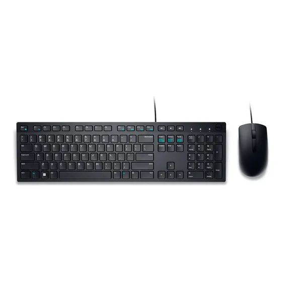 Combo Dell Km300c Ambidiestro Usb Optico 1000 Dpi Negro