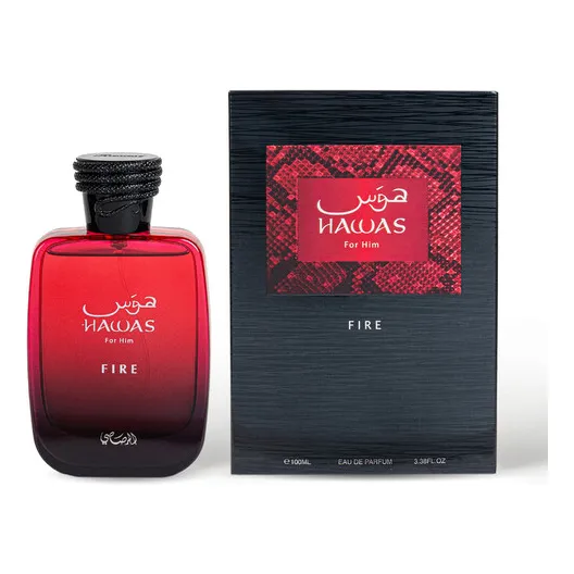 Rasasi Hawas Fire Men Edp Sp 3.4 Oz