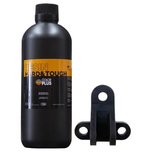 Resina Hard Tough Impresora3d Premium 1kg Colorplus Negro