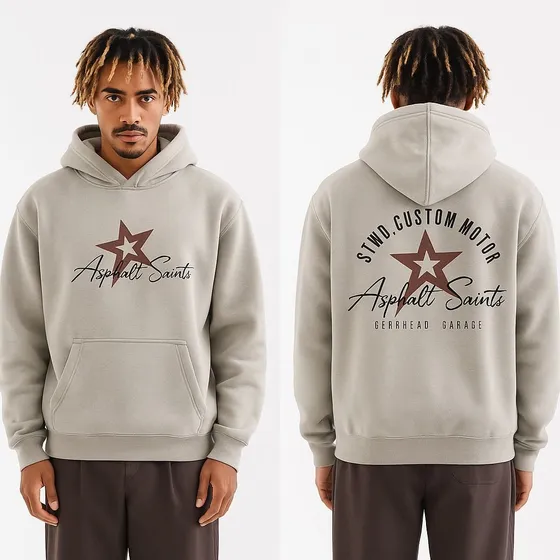 Canguro Estampado Asphalt Baron Blonde Hombre