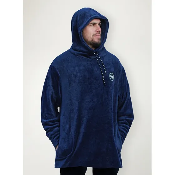 Maxi Buzo Polar Oversize Unisex Tipo Poncho Urbano Muy Suave