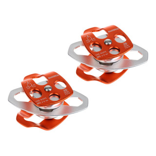 2 Pedazos Rodamientos De Bolas De Aluminio De Polea Doble 2 Pedazos Rodamientos De Bolas De Aluminio De Polea Doble