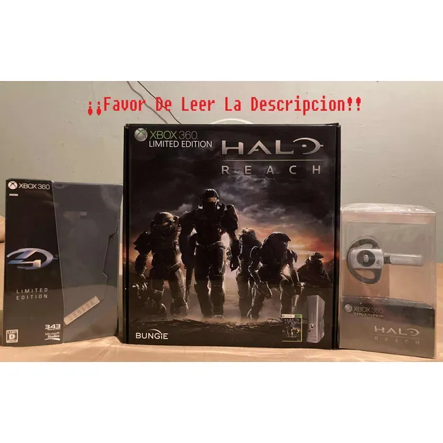 Xbox 360 Halo Reach Edición 250gb Gris