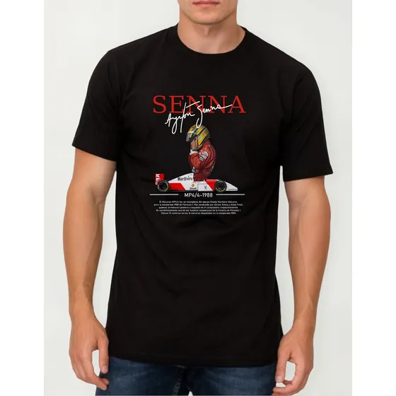 Remeras De Senna Formula 1