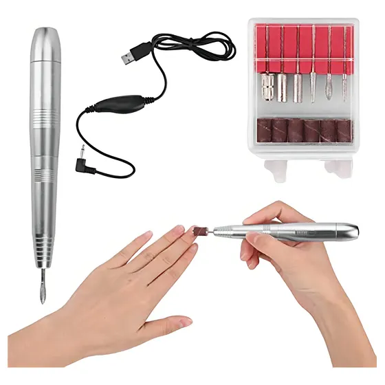 Pulidora De Uñas XSUV Usb Torno 35000rpm Drill Manicura Pedicura de Eléctrico Eficiente drill para pies