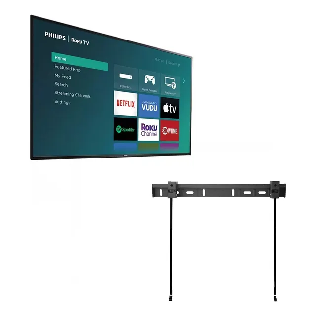 Smart Tv Philips 65'' Led 4k Uhd Roku 65pfl4864/f7 + Soporte