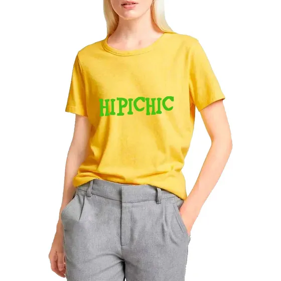 Remera Hipichic Original Dama Mujer 100% Algodón Premium #85