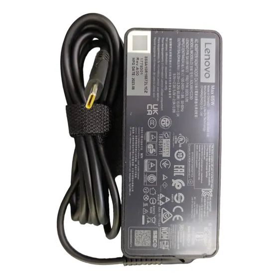 Cargador Lenovo Tipo C 65w 20v 3.25a Original Thinkpad