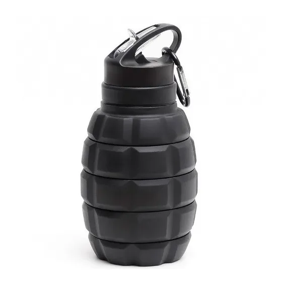 Botella Termo Tipo Granada Plegable 580ml Resistente 