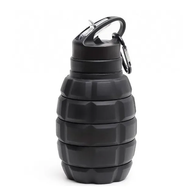 Botella Termo Tipo Granada Plegable 580ml Resistente 