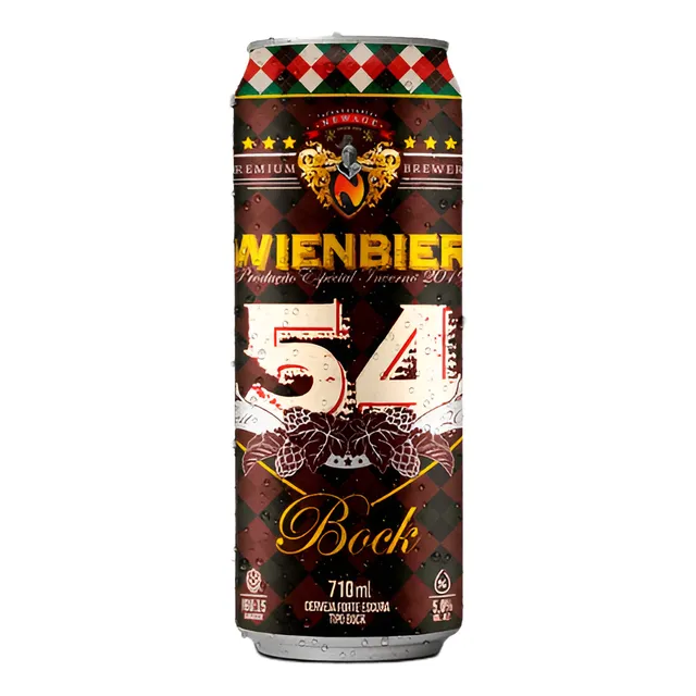 Kit Cerveja Wienbier 54 Bock 710ml (12 Un) 