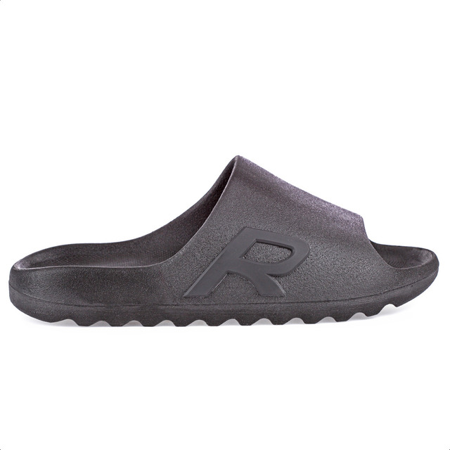 Chinelo Masculino Slide Type R Preto Confortável Moderno Chinelo Masculino Slide Type R Preto Confortável Moderno