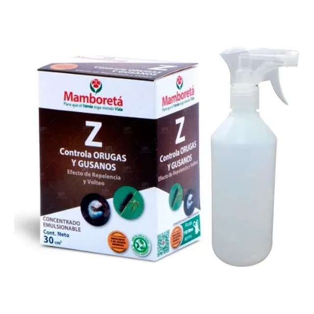 Mamboretá Z 30ml Insecticida Gusanos Orugas Con Pulverizador