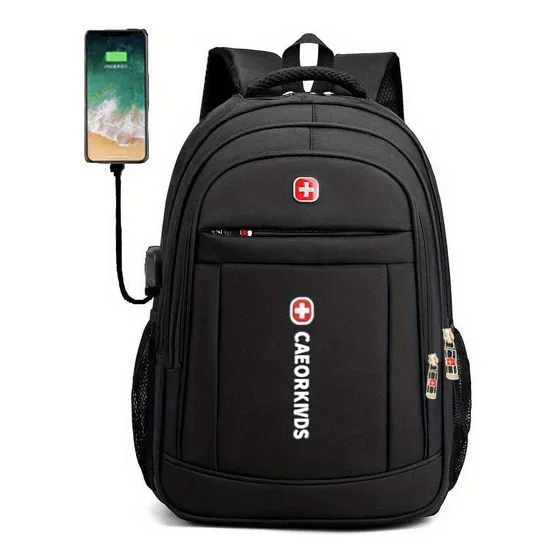 Bolso Morral Para Laptop Puerto Usb