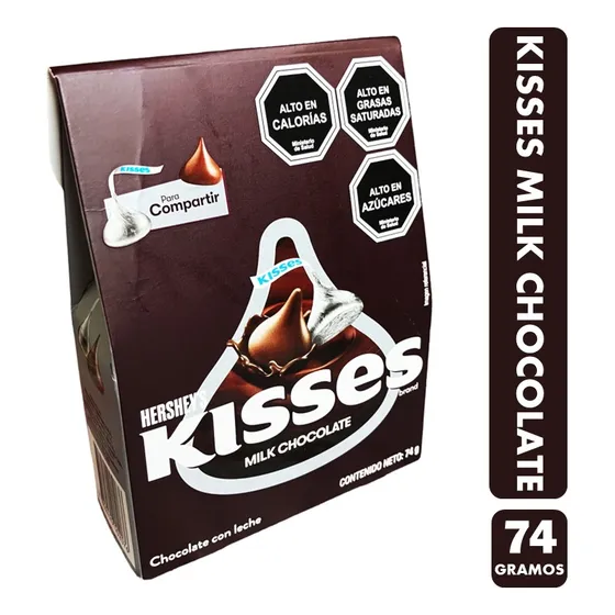 Chocolates Kisses Milk Hershey's 74g