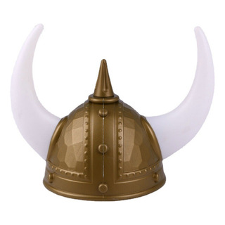 Casco Vikingo Marrón Con Cuernos Para Fiesta Infantil Casco Vikingo Marrón Con Cuernos Para Fiesta Infantil