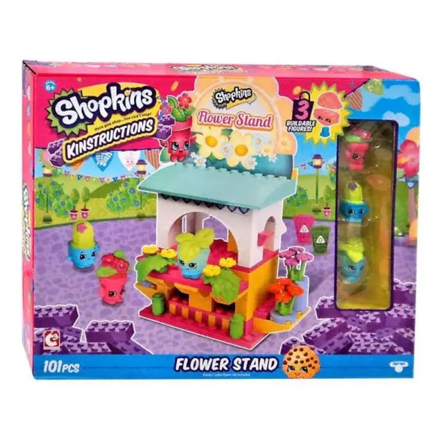 Shopkins Armables Florería Kinstructions 101 Piezas