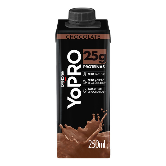 Bebida Láctea Uht Zero Lactose 25g Proteínas Chocolate 250ml Yopro Bebida Láctea Uht Zero Lactose 25g Proteínas Chocolate 250ml Yopro