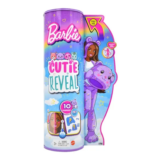Barbie Cutie Reveal Osito 10 Sorpresas Mattel
