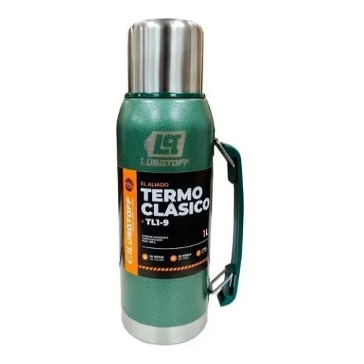 Termo Acero Inox 1 Litro Frio Calor Lusqtoff  Tl1-9