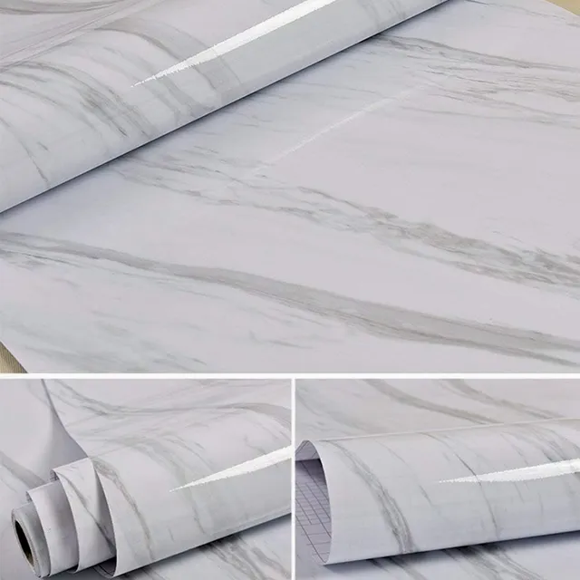 Papel Tapiz De Vinil Autoadhesivo Mármol