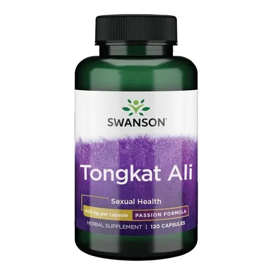 Tongkat Ali, 400 mg, 120 cápsulas Swanson, sabor Imp Eua, sin sabor