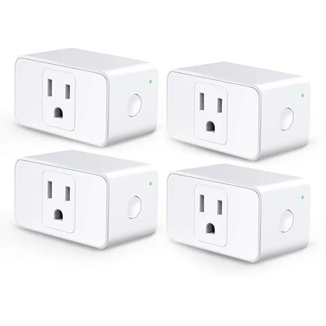 Meross Wifi Smart Plug Mini, Alexa Y Control Por Voz Google,