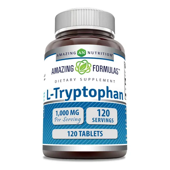 Suplemento De Tabletas De L-triptófano De 1000 Mg De Amazing