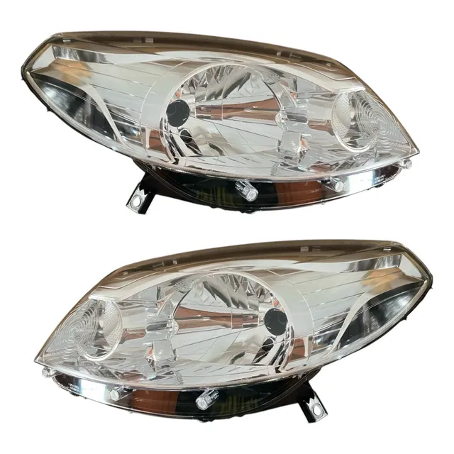 Par Faros Renault Sandero 2013 A 2016 Cromada
