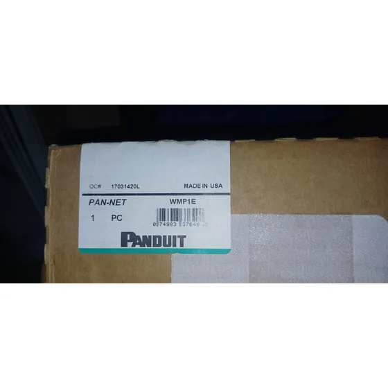 Patch Panel Panduit Wmp1e 19  225mm Altura
