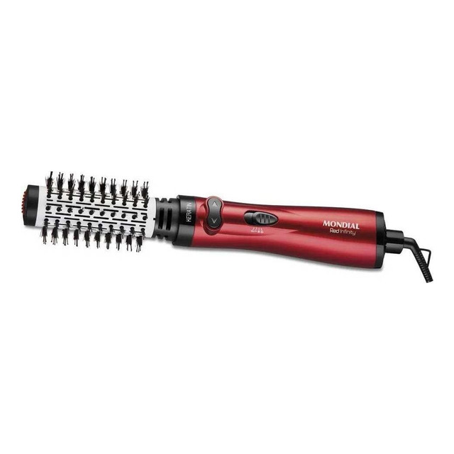 Escova Rotativa Giratoria Mondial Er-11-kr Seca Alisa E Modela Cor Vermelho 127v Escova Rotativa Giratoria Mondial Er-11-kr Seca Alisa E Modela Cor Vermelho 127v