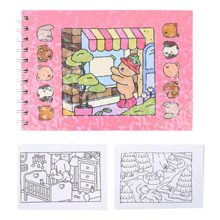 Libro De Colorear Creativo De Dibujos Animados Para Niños - Libro De Colorear Creativo De Dibujos Animados Para Niños -