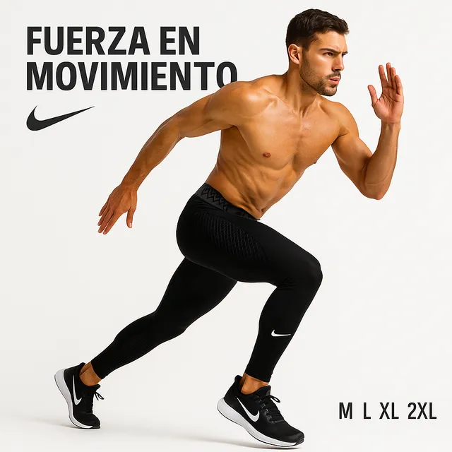 Nike Pro Licra Hombre Deportiva Compresiva Gym Crossfit