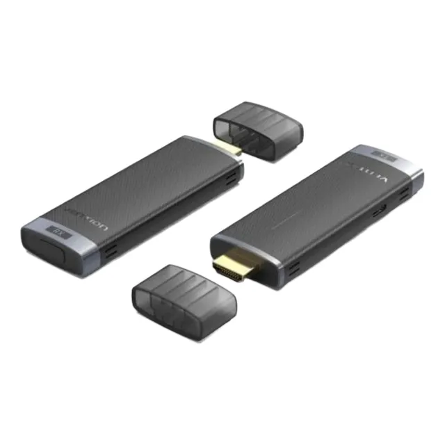 Transmisor Y Receptor Hdmi Inalámbrico Negro Vention Adcb0