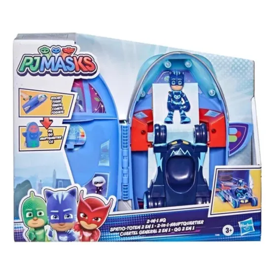 Pj Masks Cuartel General 2 En 1  Connor