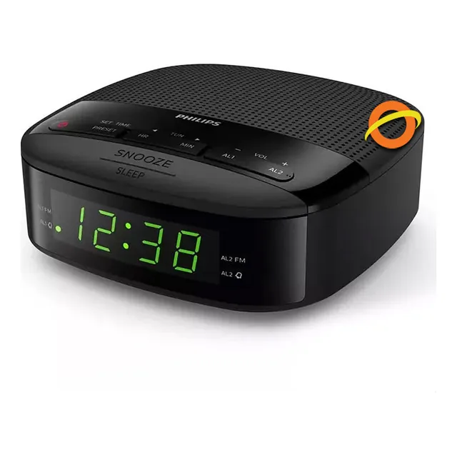 Radio Reloj Despertador Led Digital Memoria Alarma Doble