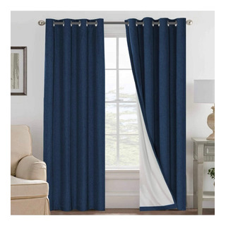 Cortinas 100% Blackout 2.3m Alto Con Aislamiento Térmico Cortinas 100% Blackout 2.3m Alto Con Aislamiento Térmico