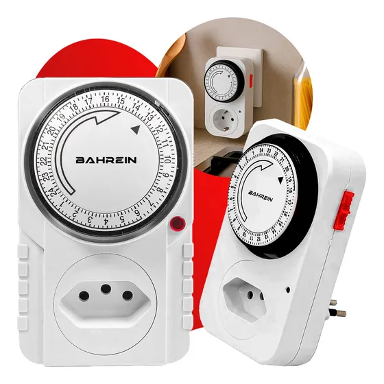 Timer Temporizador Analógico 110/220v Piscina Aquário Bombas Programável