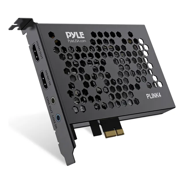Capturadora De Juegos Pyle Live Gamer Hdmi 4k, Soporte Para