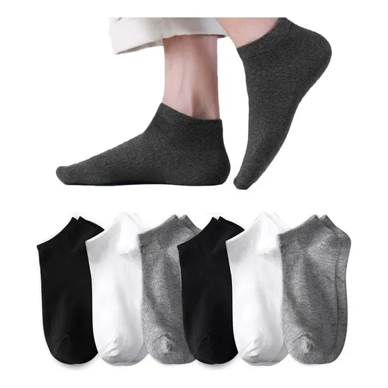 12pares Tines Talla 30cm 100% Algodón Calcetines Ropa Hombre