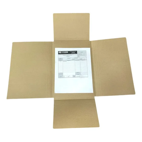 Carpeta Cuatro Aletas En Yute Para Archivo X 50 Carpetas