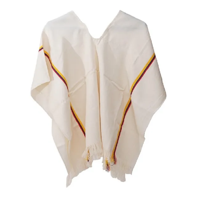 Docena De Ponchos Típicos Raya Bandera 