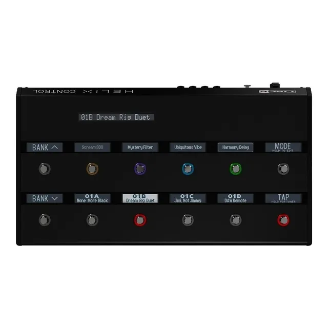 Pedalera Controladora Line 6 Helix Control Color Negro
