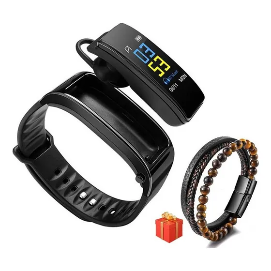 Life Watch Audífono Bluetooth Pulsera Gratis 3 En 1