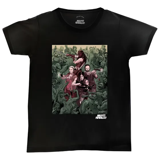 The Walking Dead Dibujo - Remera 100% Algodón