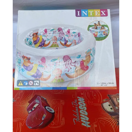 Piscina Inflables Dibujos 58480=1.52mx56cm 01063023 Nuevas