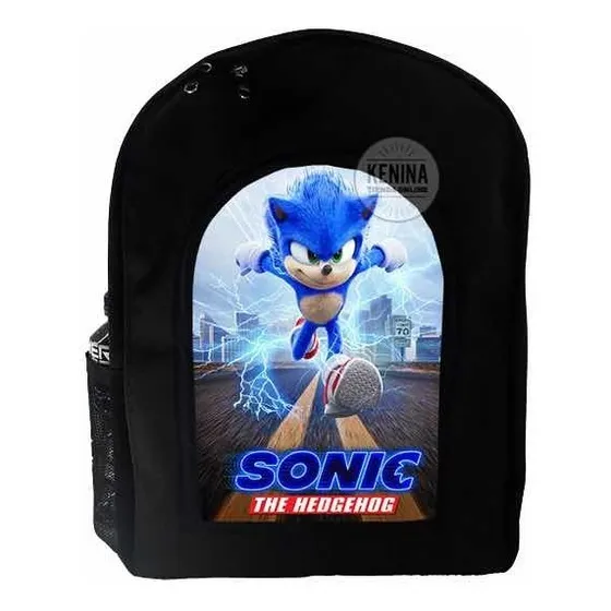 Mochila Escolar Jardin Sin Carro Sonic Bendy Mario Bros
